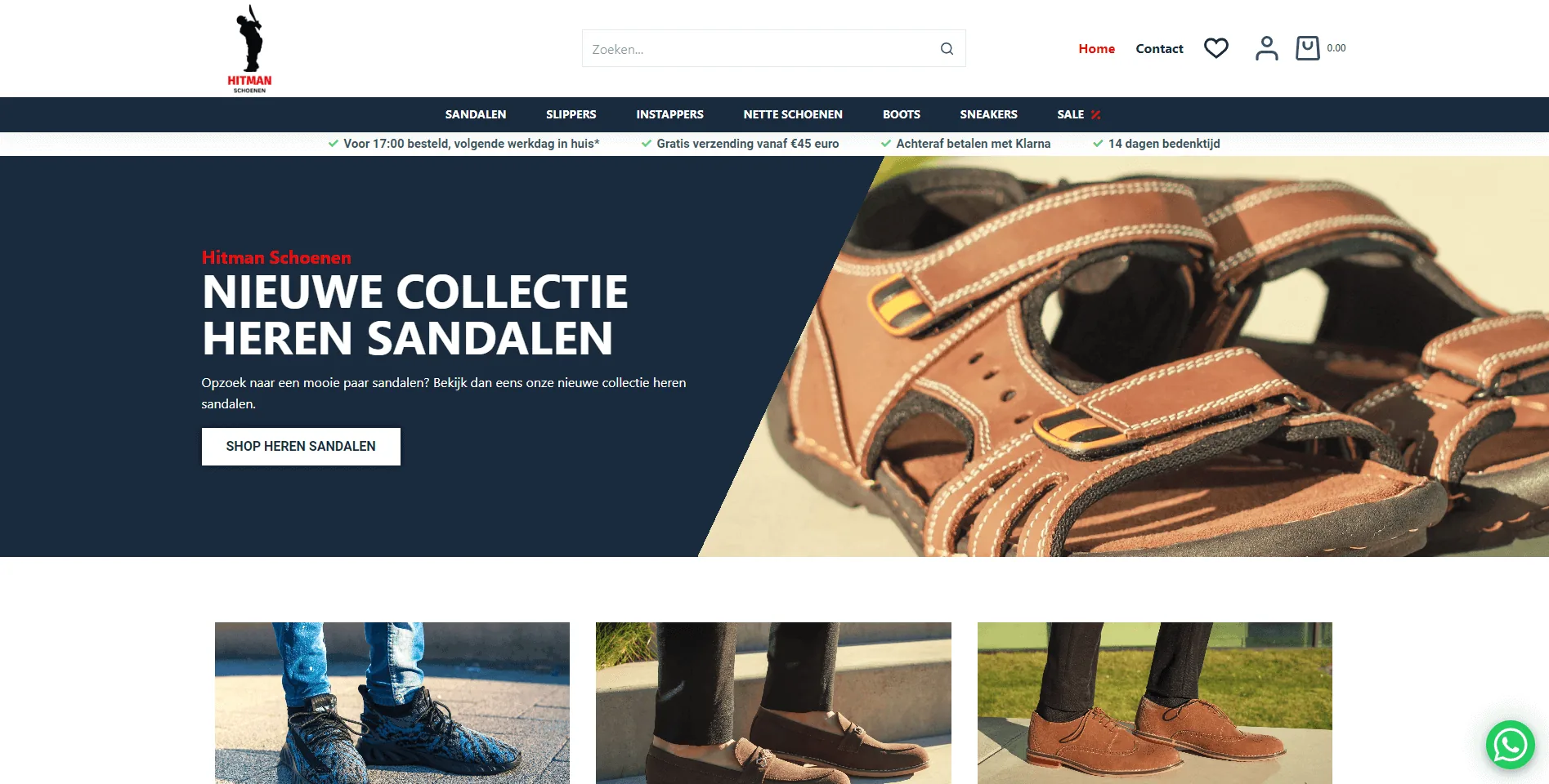 Een webshop van Vimonto met zakelijke e-mail op het eigen domein